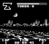 Street Racer (Game Boy) screenshot: Sumo's track.