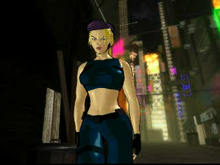 Gekido (PlayStation) screenshot: That's Michelle.