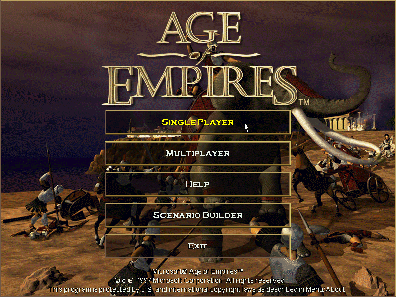 Screenshot of Age of Empires (Macintosh, 1997) MobyGames
