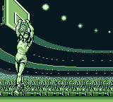Double Dribble (Game Boy) screenshot: A reverse dunk