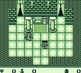 Dragon Slayer Gaiden: Nemuri no Ōkan (Game Boy) screenshot: Seeing the king in the opening story.