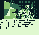 Garry Kitchen's Super Battletank: War in the Gulf (Game Boy) screenshot: We had to abandon the tank.
