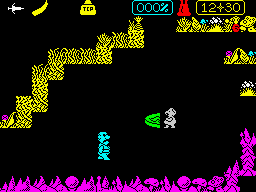 Riddler's Den (ZX Spectrum) screenshot: This looks like an ogre.