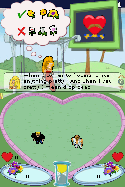 Johnny Bravo in The Hukka-Mega-Mighty-Ultra-Extreme Date-O-Rama! (Nintendo DS) screenshot: Flower Power intro