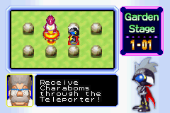 Bomberman Max 2: Red Advance (Game Boy Advance) screenshot: Level objective and hints