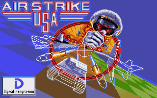 Airstrike USA (Atari ST) screenshot: Title screen