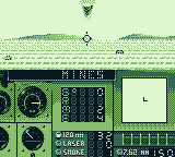 Garry Kitchen's Super Battletank: War in the Gulf (Game Boy) screenshot: Eek! A mine field!