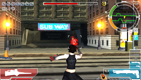 Infected (PSP) screenshot: Metro entrance