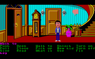 Maniac Mansion (Atari ST) screenshot: Foyer.