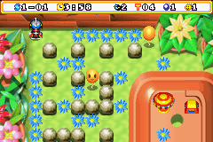 Bomberman Max 2: Red Advance (Game Boy Advance) screenshot: First level