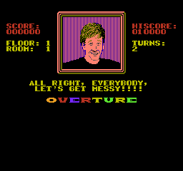 Fun House (NES) screenshot: Before entering a room