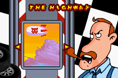 Inspector Gadget Racing (Game Boy Advance) screenshot: Course selection