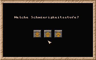 Black Gold (Atari ST) screenshot: Select difficulty level