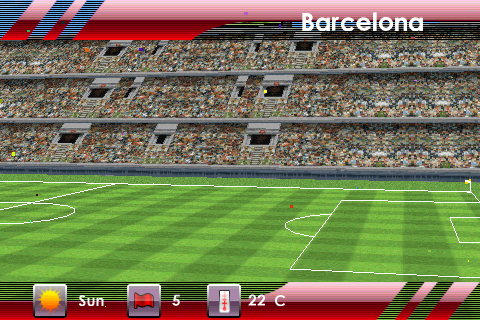 Real Soccer 2009 (Android) screenshot: Game conditions