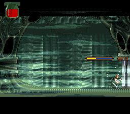 Alien³ (SNES) screenshot: Some missions call for Ripley to seal doors. Once sealed, they can't be opened again.