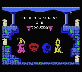 Sorcery (MSX) screenshot: Loading screen