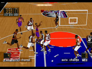 Screenshot of NBA in the Zone '98 (PlayStation, 1998) - MobyGames