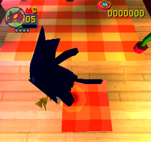 Rat Attack! (PlayStation) screenshot: Sparky loves jumping.