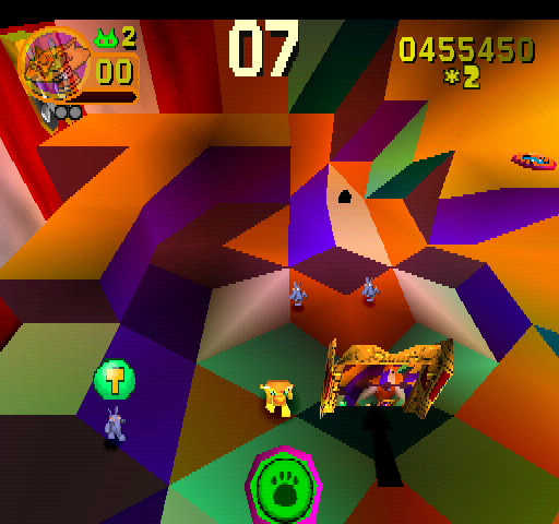 Rat Attack! (PlayStation) screenshot: Poker Face.