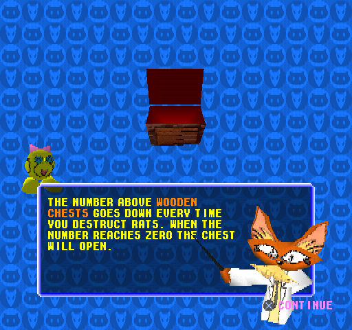 Rat Attack! (PlayStation) screenshot: Treasure chests, nice.