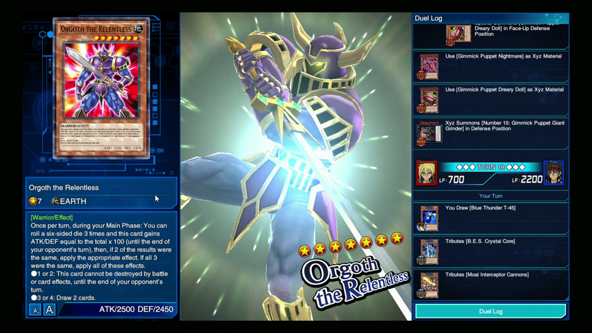 Yu-Gi-Oh!: Duel Links (Windows) screenshot: Orgoth the Relentless
