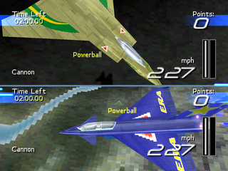 N.GEN Racing (PlayStation) screenshot: Powerball mode start