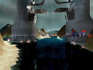 N.GEN Racing (PlayStation) screenshot: Demo - Starting line