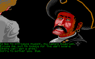 The Secret of Monkey Island (Atari ST) screenshot: Another pirate.