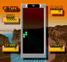 Super Tetris 2 + Bombliss (Genteiban) (SNES) screenshot: Demo.
