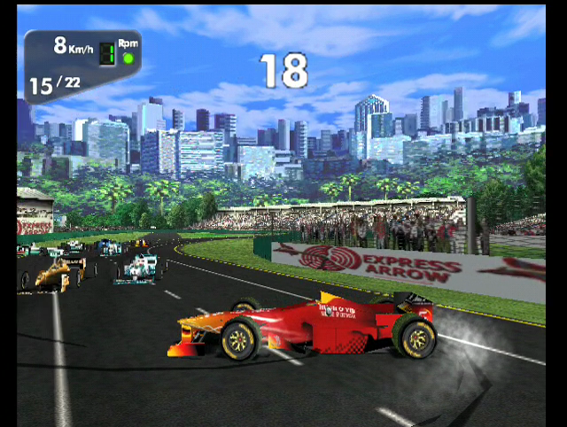 Monaco Grand Prix Racing Simulation 2 (Dreamcast) screenshot: Spinning out