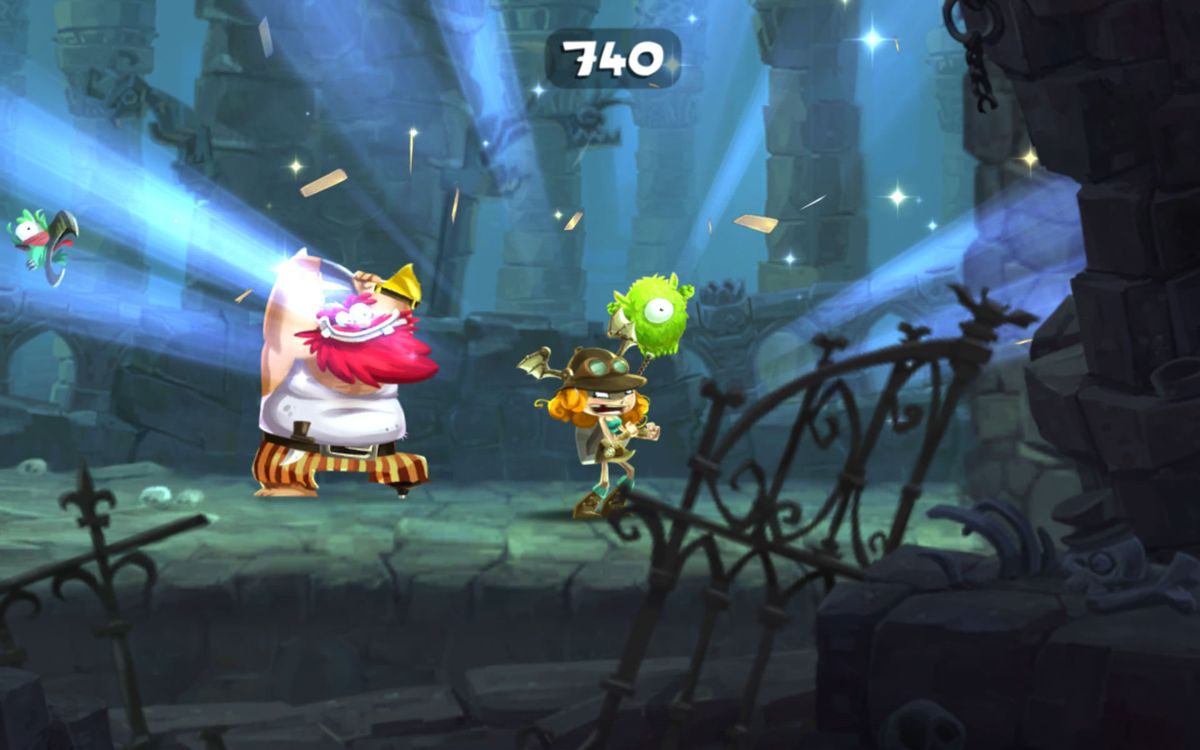 Rayman Adventures (Android) screenshot: Level completed