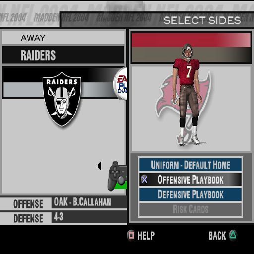 Screenshot of Madden NFL 2004 (PlayStation 2, 2003) - MobyGames