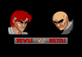 Street Fighter (TurboGrafx CD) screenshot: Ryu Vs Retsu