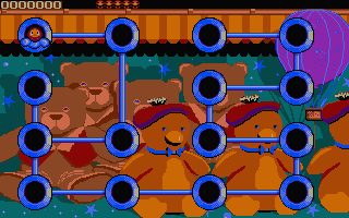 Bumpy's Arcade Fantasy (Atari ST) screenshot: Level selection screen