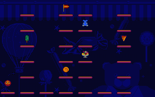 Bumpy's Arcade Fantasy (Atari ST) screenshot: First level