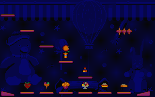 Bumpy's Arcade Fantasy (Atari ST) screenshot: Taking the stairs down...