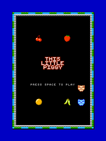 This Little Piggy (Windows) screenshot: Title screen