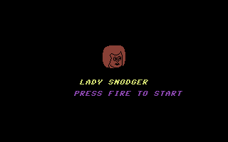Snodgits (Commodore 64) screenshot: Introducing the characters.