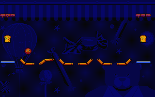 Bumpy's Arcade Fantasy (Atari ST) screenshot: A more interesting level