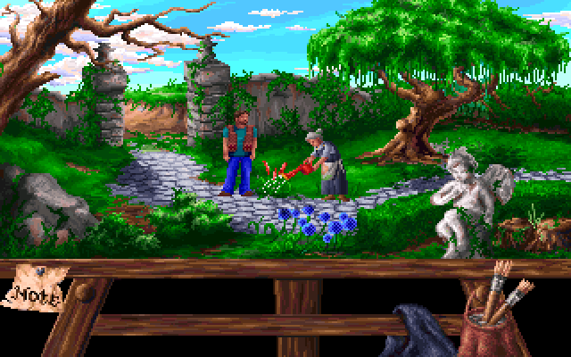 Heaven's Dawn (DOS) screenshot: One of the remaining servants