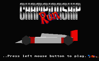 Championship Run (Atari ST) screenshot: Second title screen