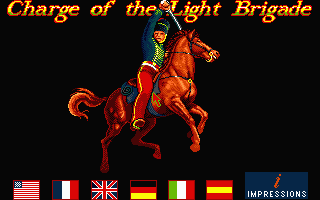 The Charge of the Light Brigade (Atari ST) screenshot: Title screen