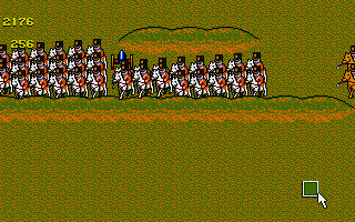 The Charge of the Light Brigade (Atari ST) screenshot: Russian cavalry