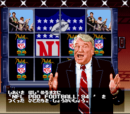 Screenshot of Madden NFL '94 (SNES, 1993) - MobyGames