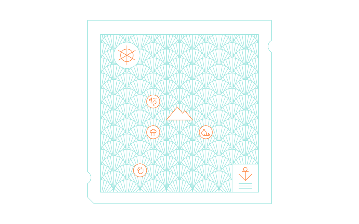 Burly Men at Sea (Windows) screenshot: The map with one of the possible adventures