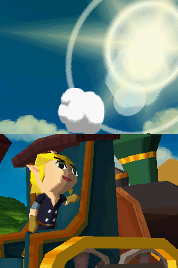 The Legend of Zelda: Spirit Tracks (Nintendo DS) screenshot: Very nice 3D opening.