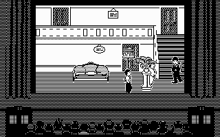 Charlie Chaplin (DOS) screenshot: The look and animations of The Tramp are authentic to the character.