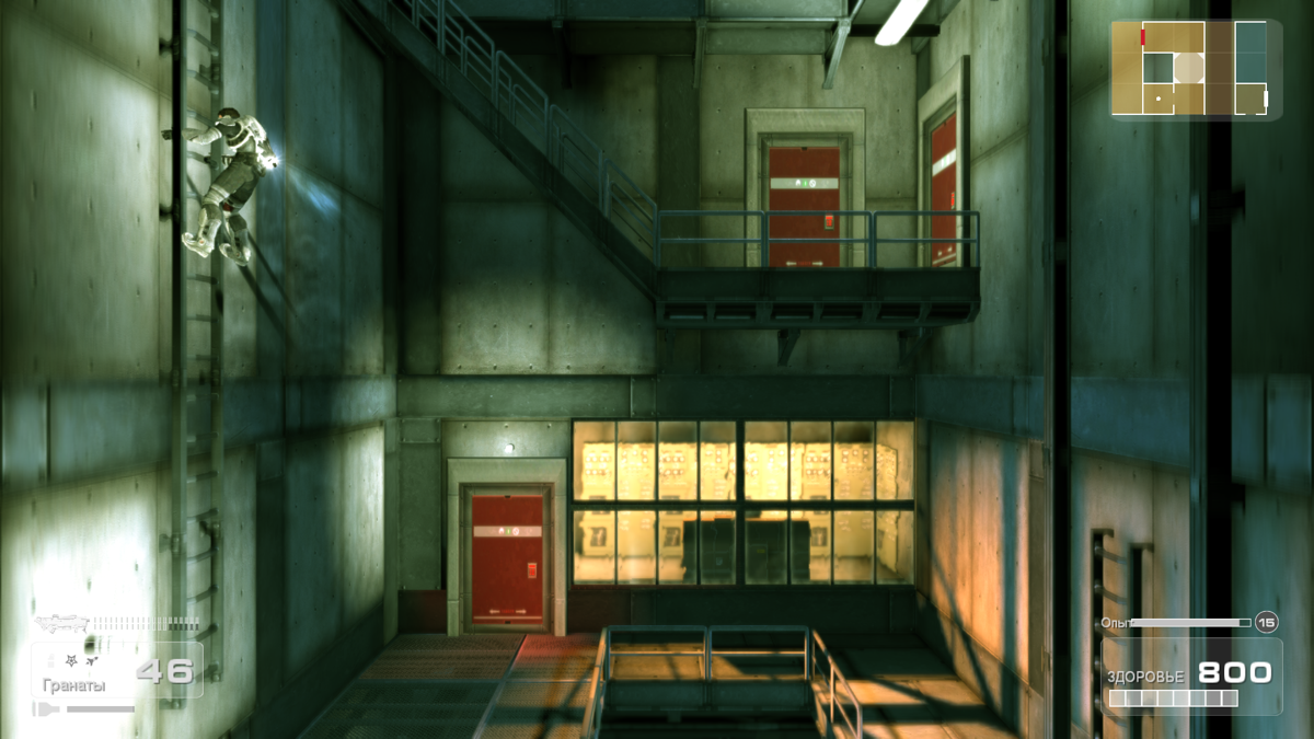 Shadow Complex: Remastered (Windows) screenshot: With all these upgrades you'll never need to climb ladders again
