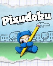 Pixudoku (J2ME) screenshot: Title screen