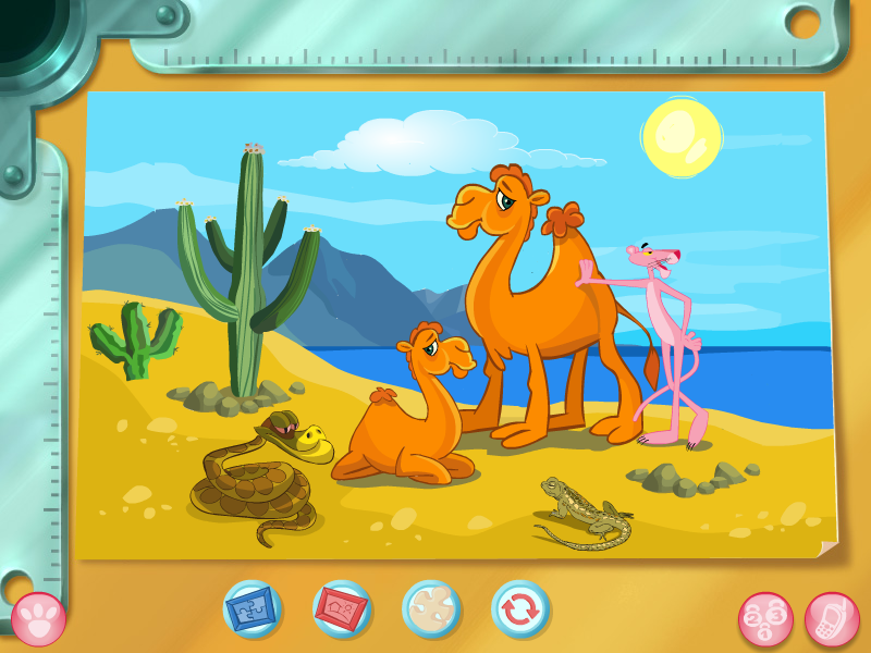 Pink Panther: Saving Planet Earth (Windows) screenshot: Desert